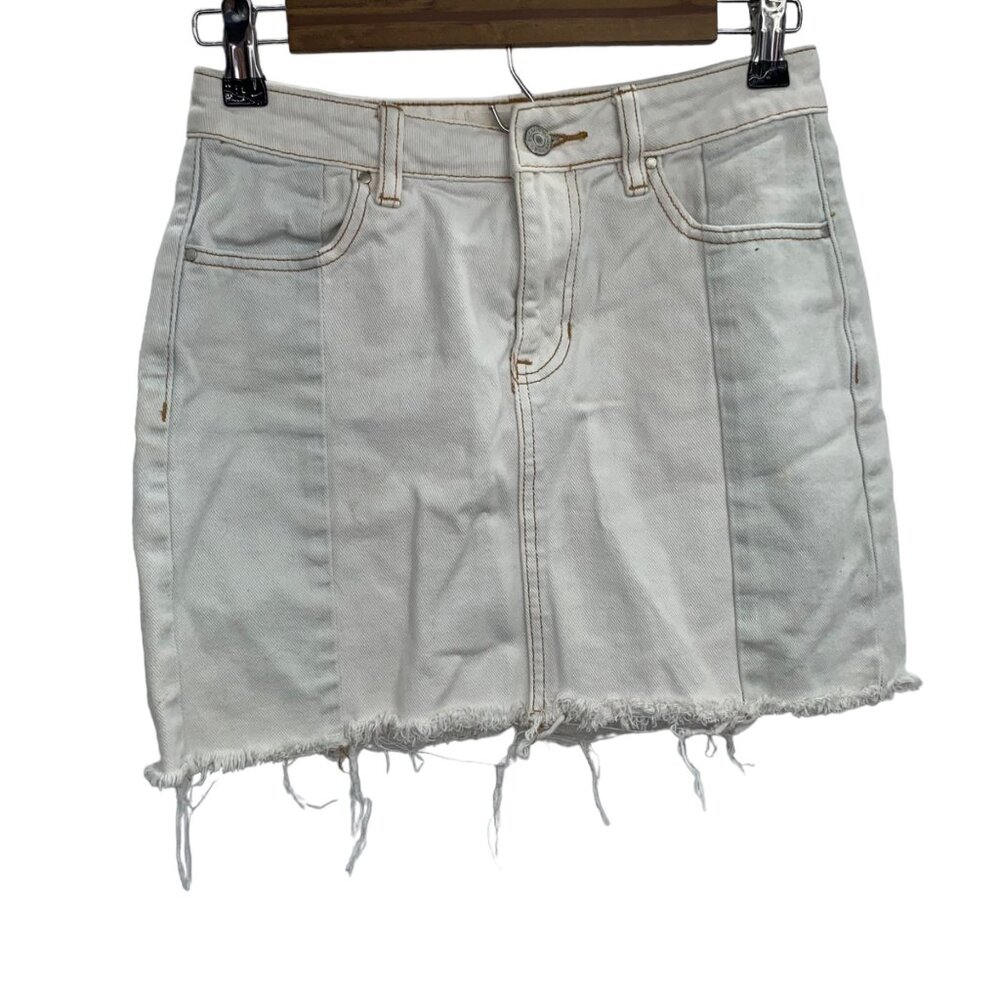 Pacsun Size 25 Raw Hem Denim Skirt